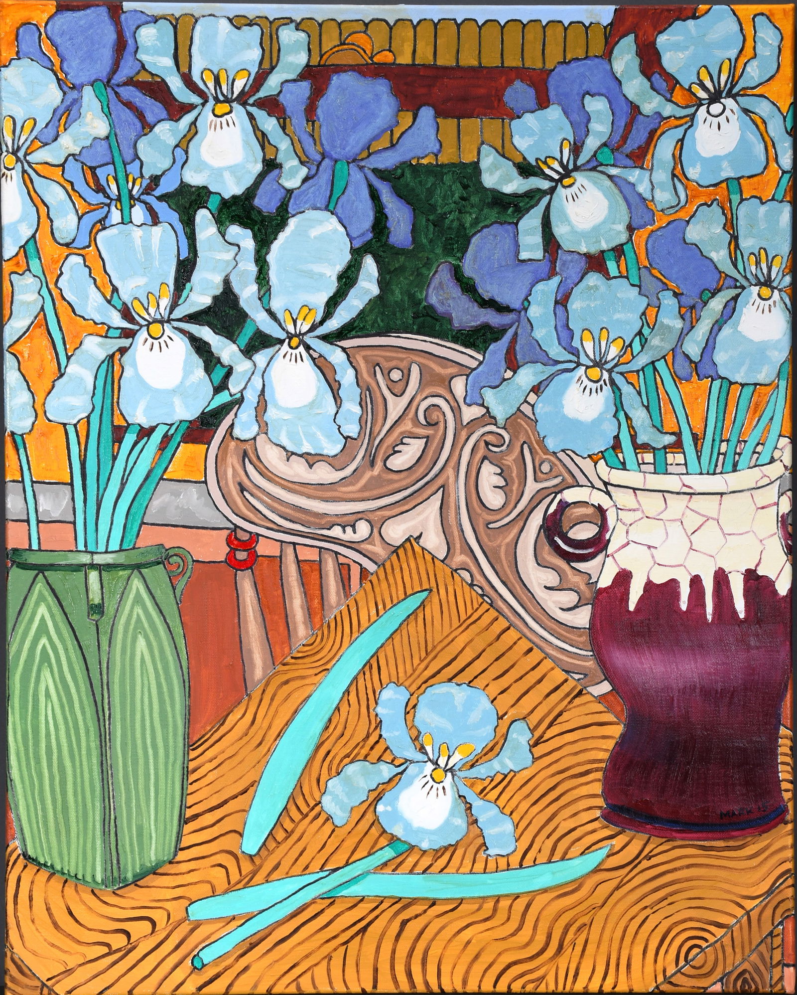 Mark Stephenson. Irises. (1 of 3)