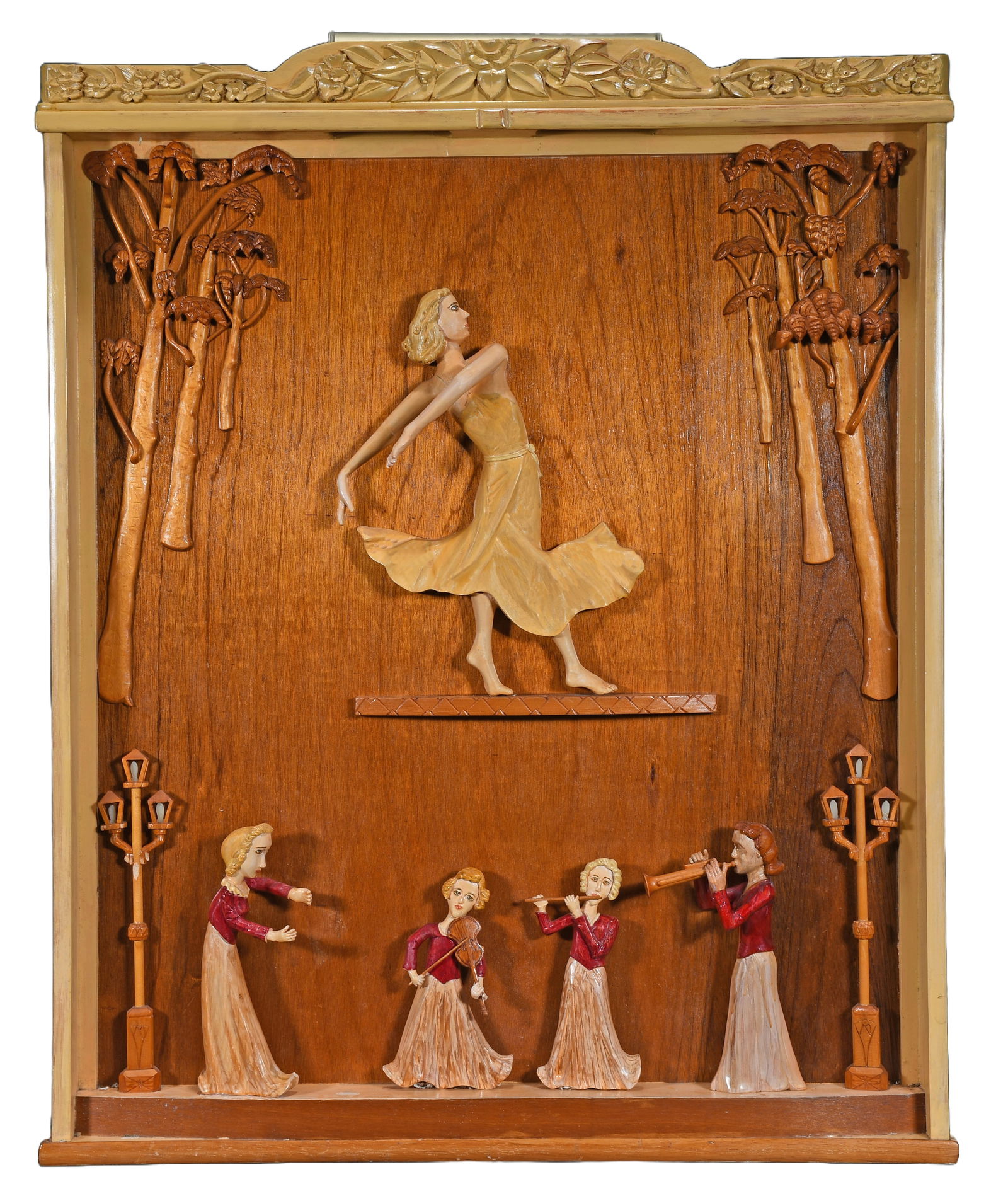 Fanciful Womens' Band and Dancers. (1 of 7)