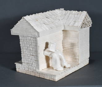 Frank Flemming. Abraham Lincoln and His Cabin. (1 of 6)