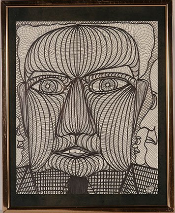 Ted Gordon. Everybody’s Uncle.: Ted Gordon. Everybody’s Uncle. 1998. Signed and dated. Ink and marker on cardstock. Excellent condition. Image is 14” x 17”. Frame is 17” w x 21”h. Est. $500-800. Ship: $45