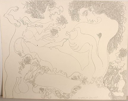 Jan Dobkowski. Cry...: Jan Dobkowski. Cry...Unable to read the rest of the title. c. 1972. Graphite on paper. Excellent condition. 24”w x 19”h. Est. $200-400. Ship: $45