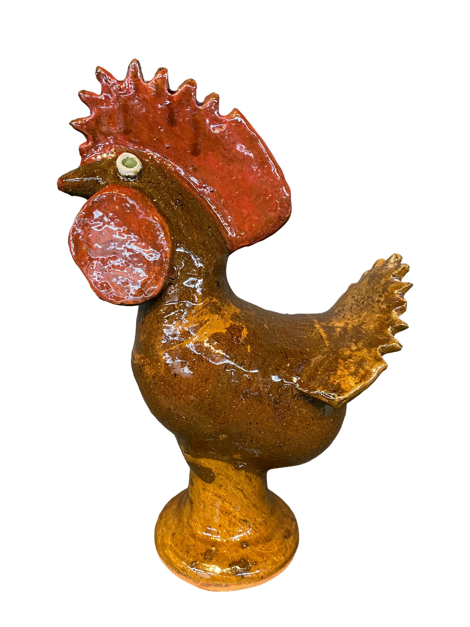 Reggie Meaders. Large Red Cone Rooster. (1 of 6)