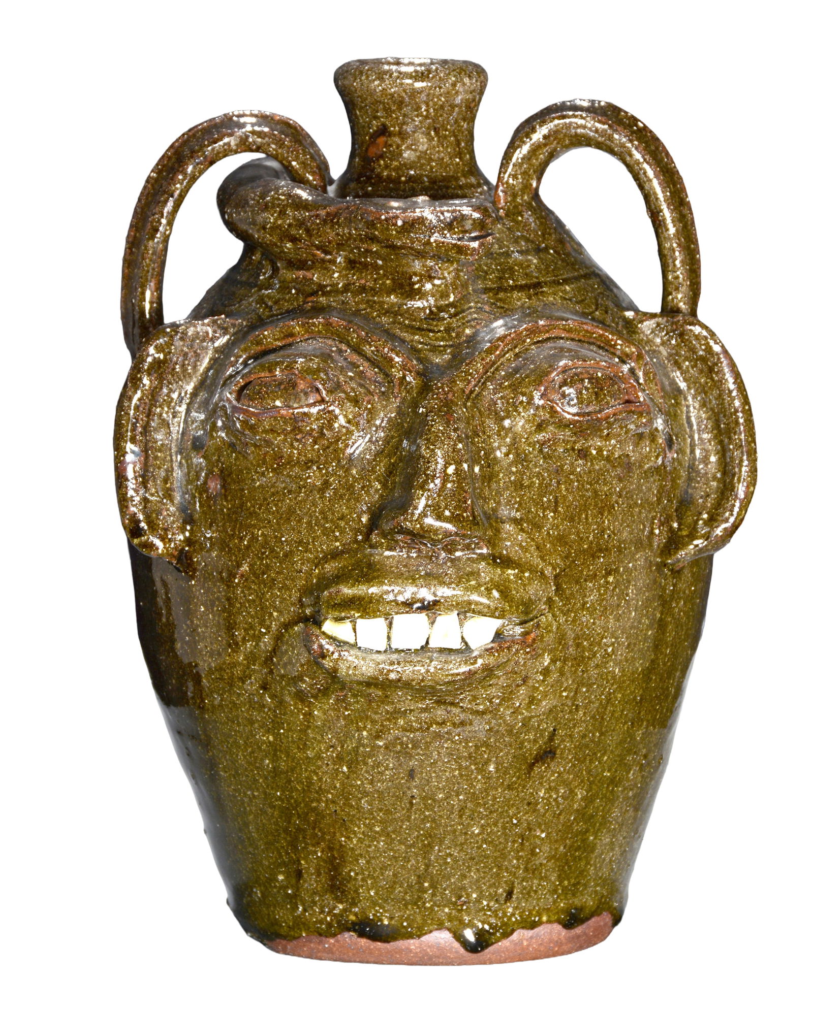 B.B. Craig. One Gallon Face Jug with Snake. (1 of 10)