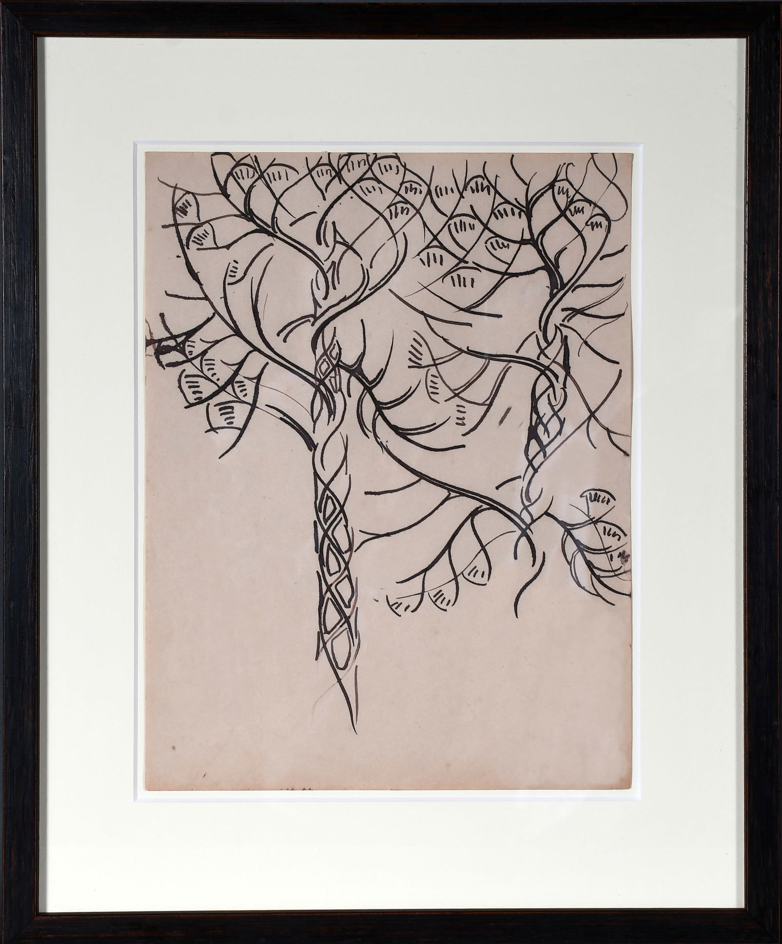 Walter Anderson. Stylized Tree. (1 of 9)