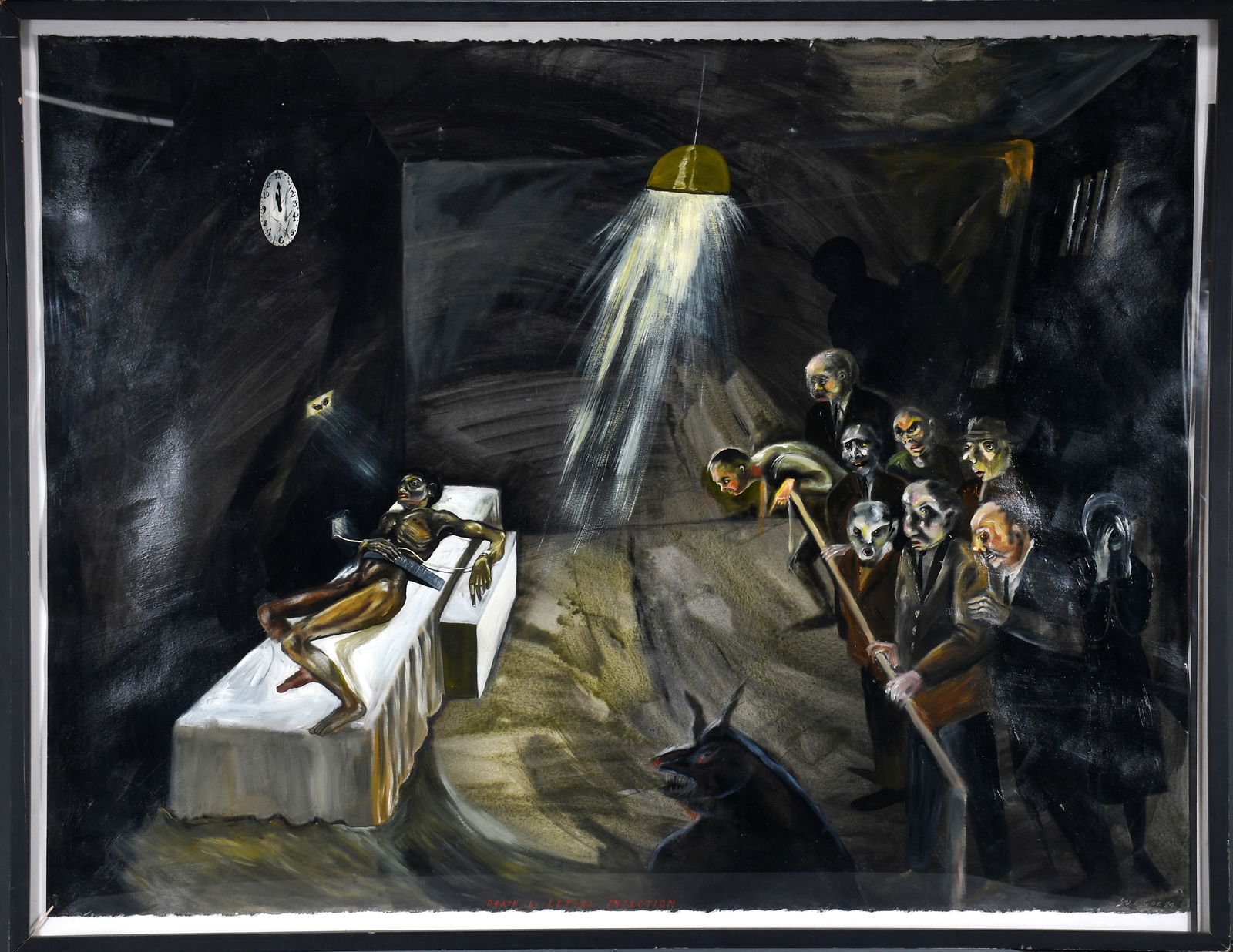 Sue Coe. Death By Lethal Injection. (1 of 13)