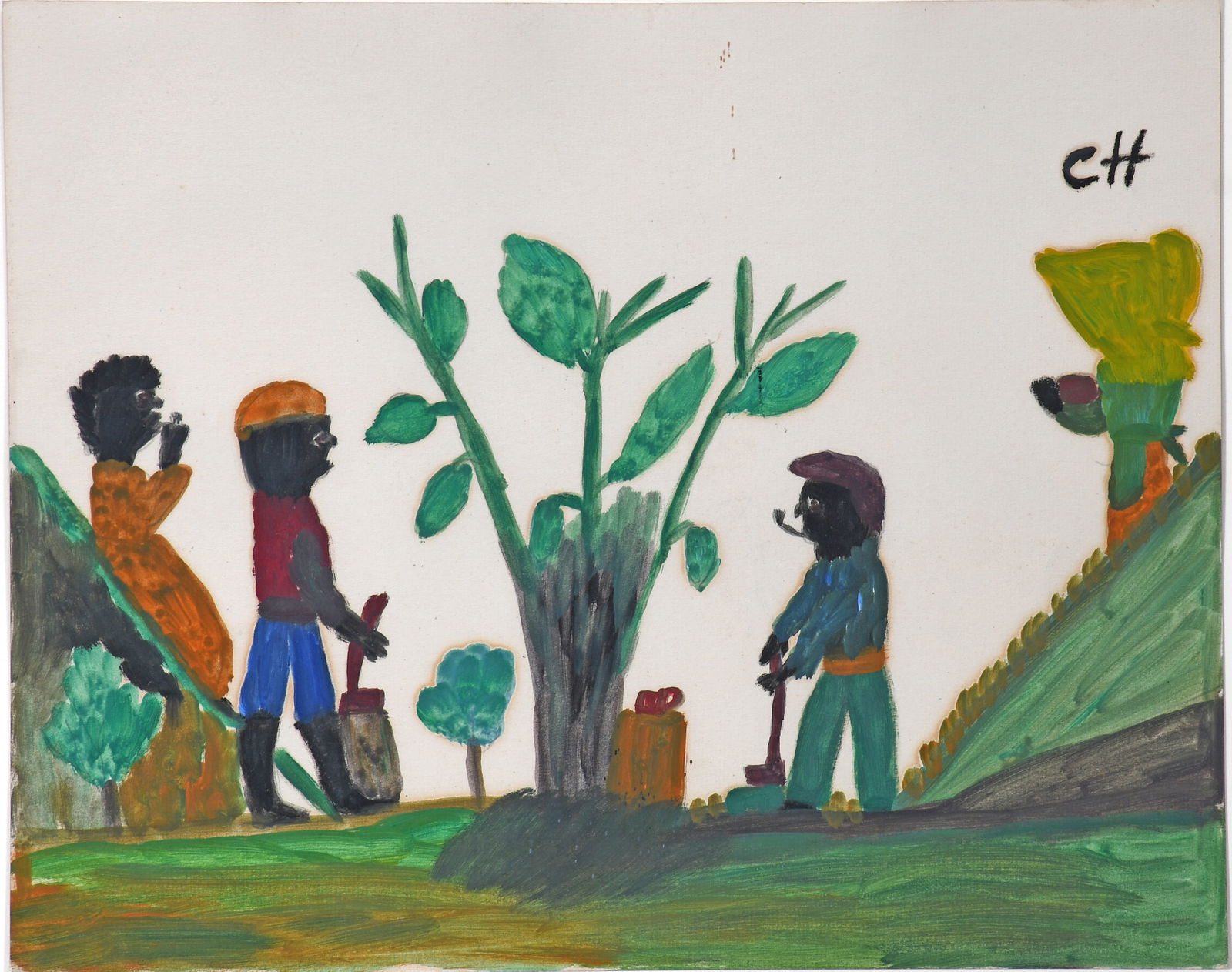 Clementine Hunter. Pruning the Banana Tree. (1 of 8)