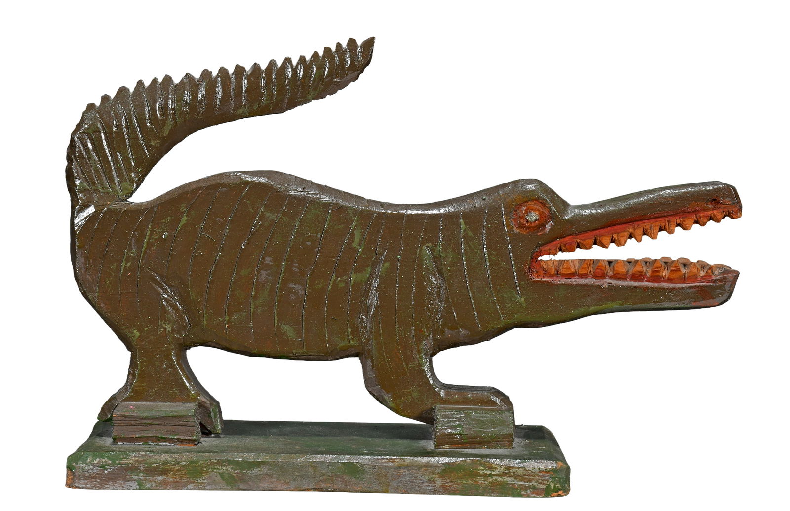 Elijah Pierce. Alligator. (1 of 10)