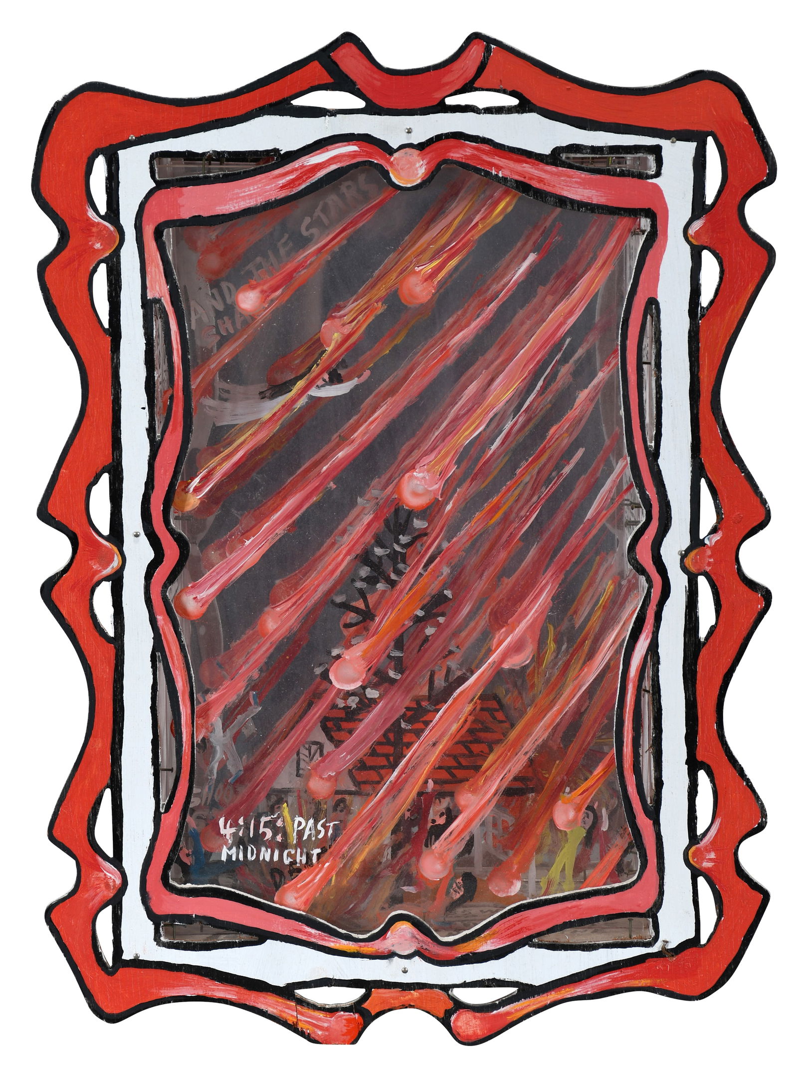 Howard Finster. Stars Fall From Heaven Shadowbox, #3,935. (1 of 18)