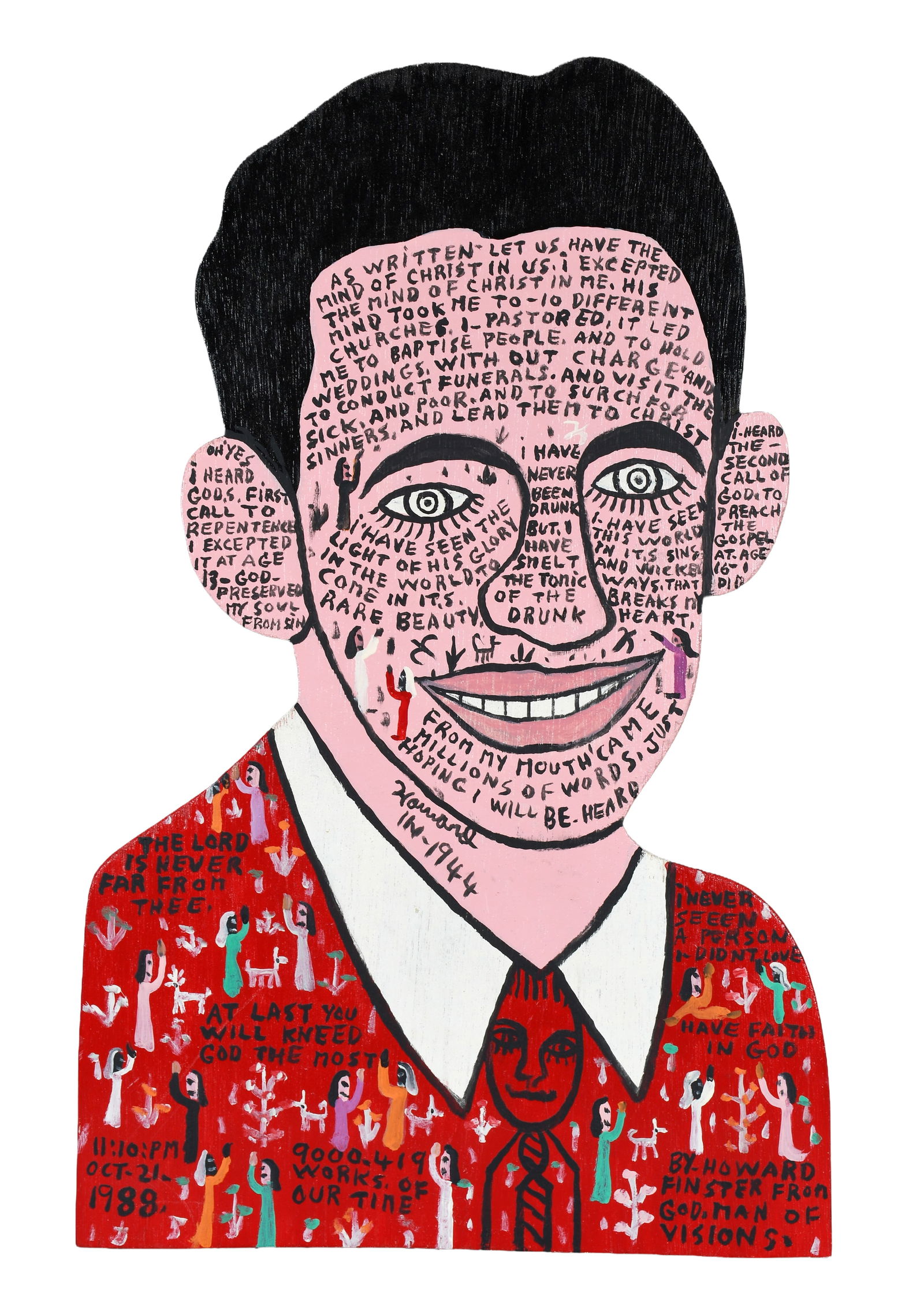 Howard Finster. Howard in 1944, #9,419. (1 of 7)