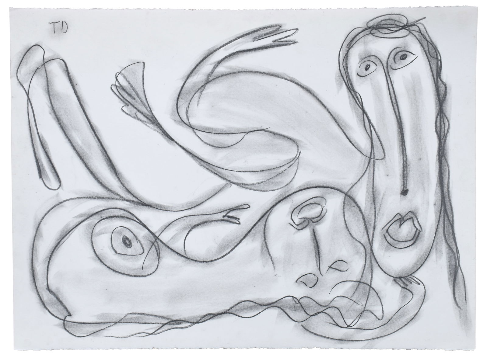 Thornton Dial. Keeping Warm, Sleep In The Snow. (1 of 9)