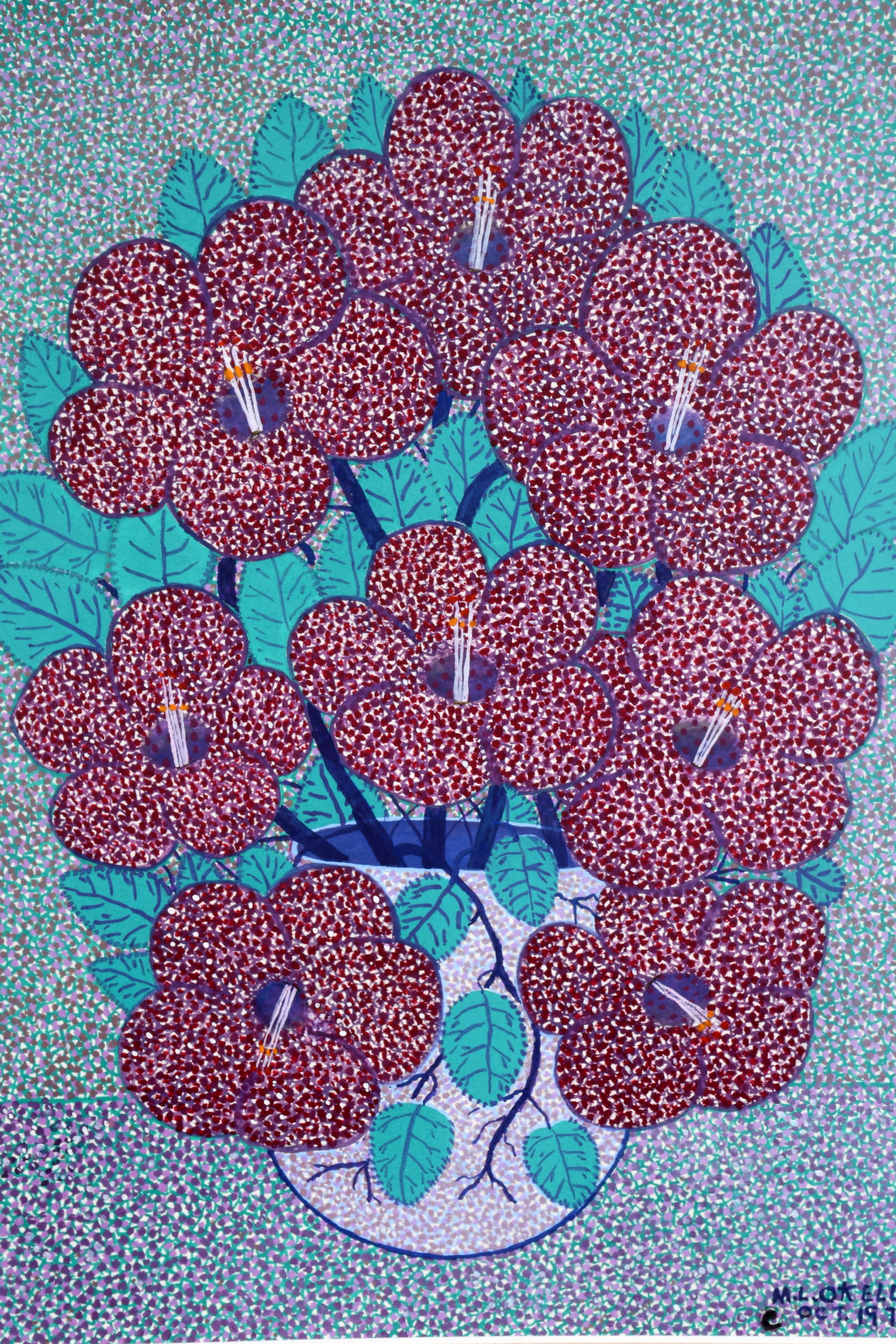 Mattie Lou O'Kelley. Hibiscus In a Vase. (1 of 6)