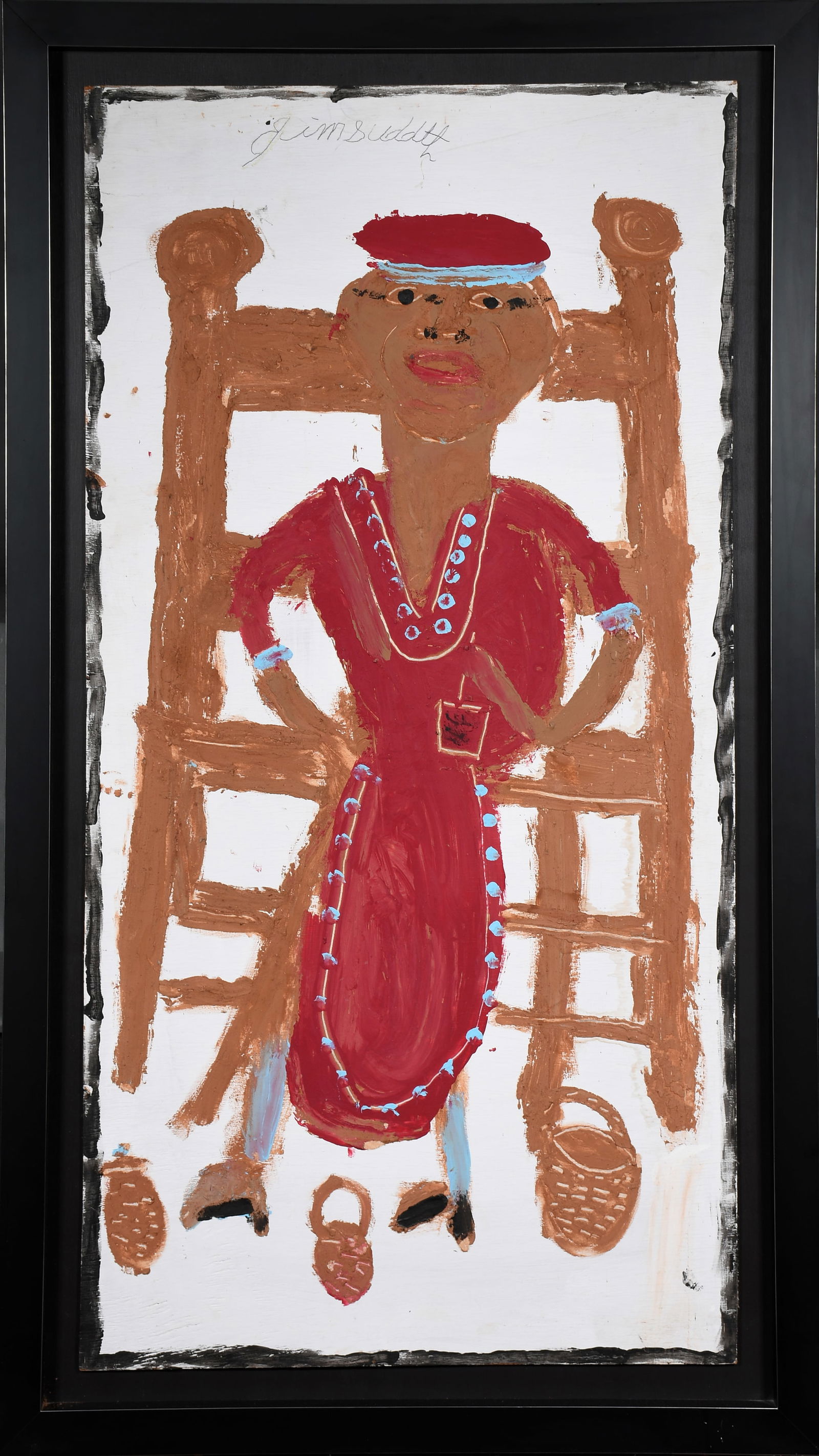 Jimmy Lee Sudduth. Granny Drinking Tea. (1 of 4)