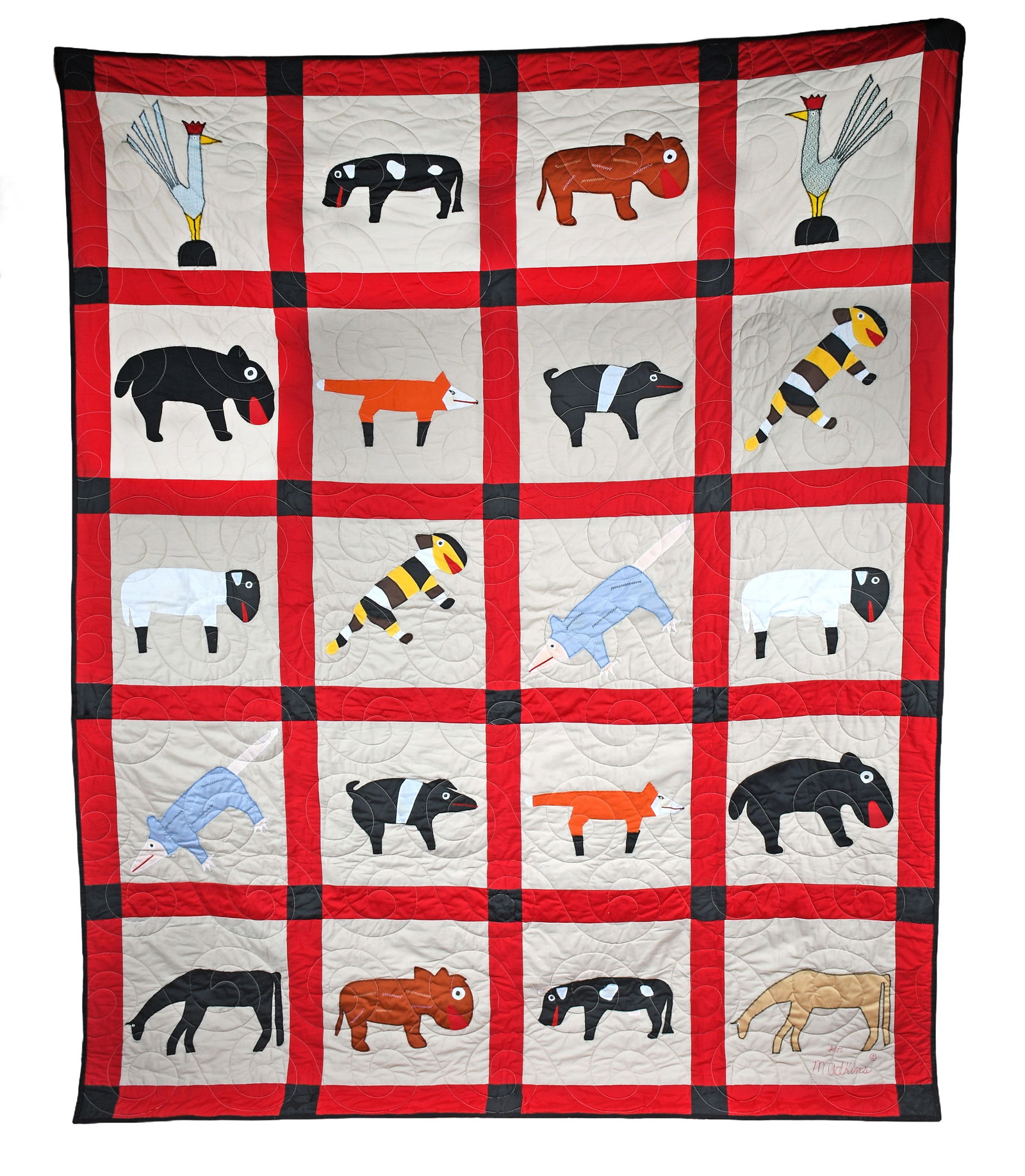 Minnie Adkins. Animal Quilt. (1 of 10)