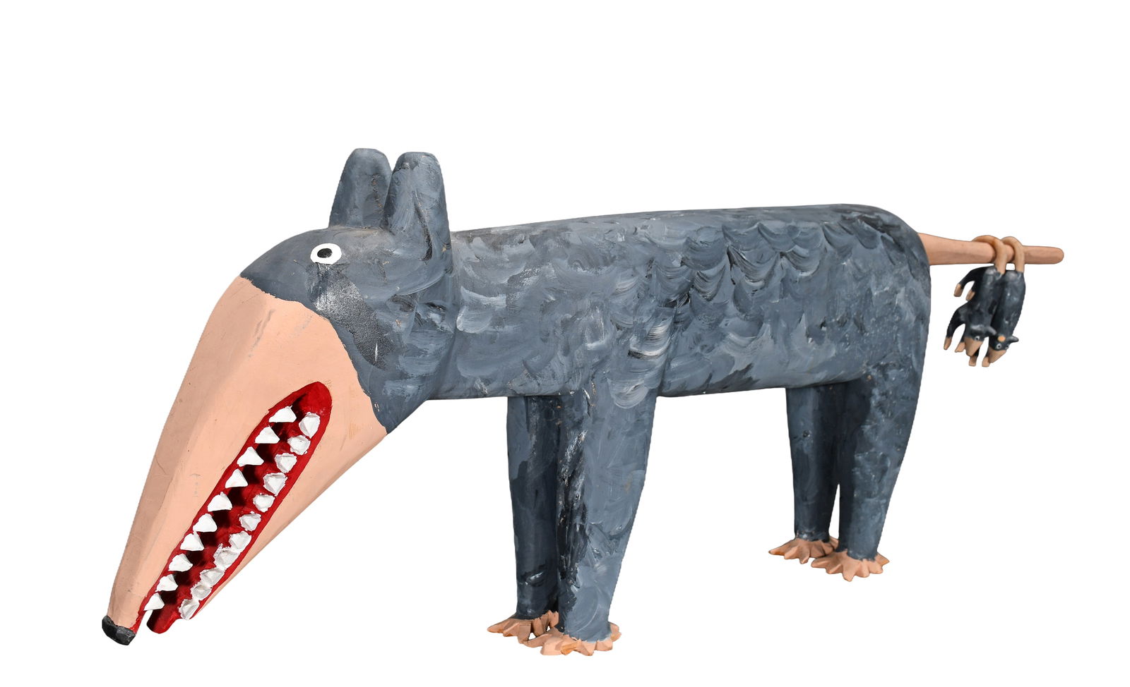 Minnie & Garland Adkins. Momma Possum with Babies. (1 of 11)