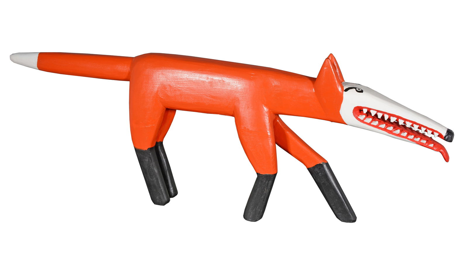 Minnie and Garland Adkins. Large Fox. (1 of 5)