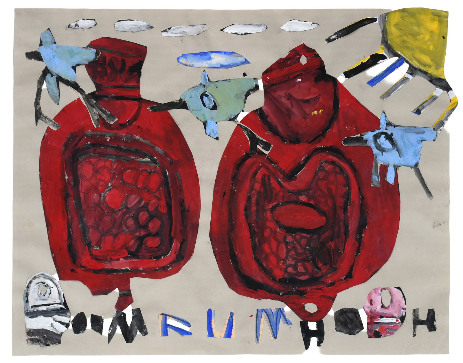 Laura Craig McNellis. Two Red Figures. (1 of 10)