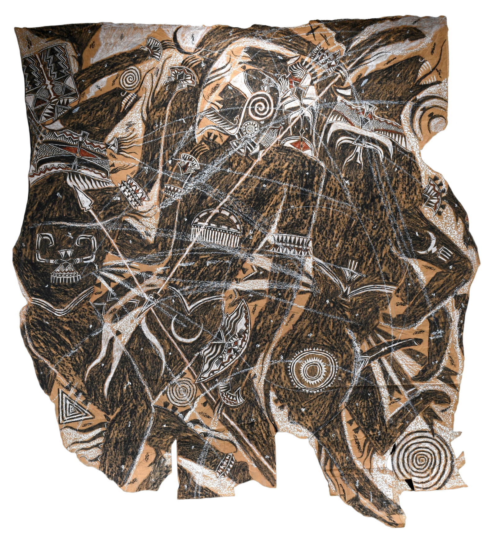 Francois Burland. Ancient Warrior with Dog. (1 of 7)