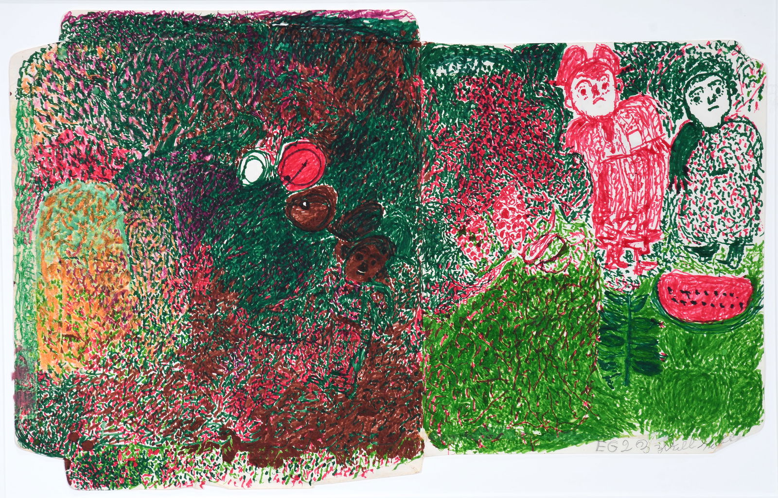 Ezekial Gibbs. Couple with Watermelon. (1 of 7)