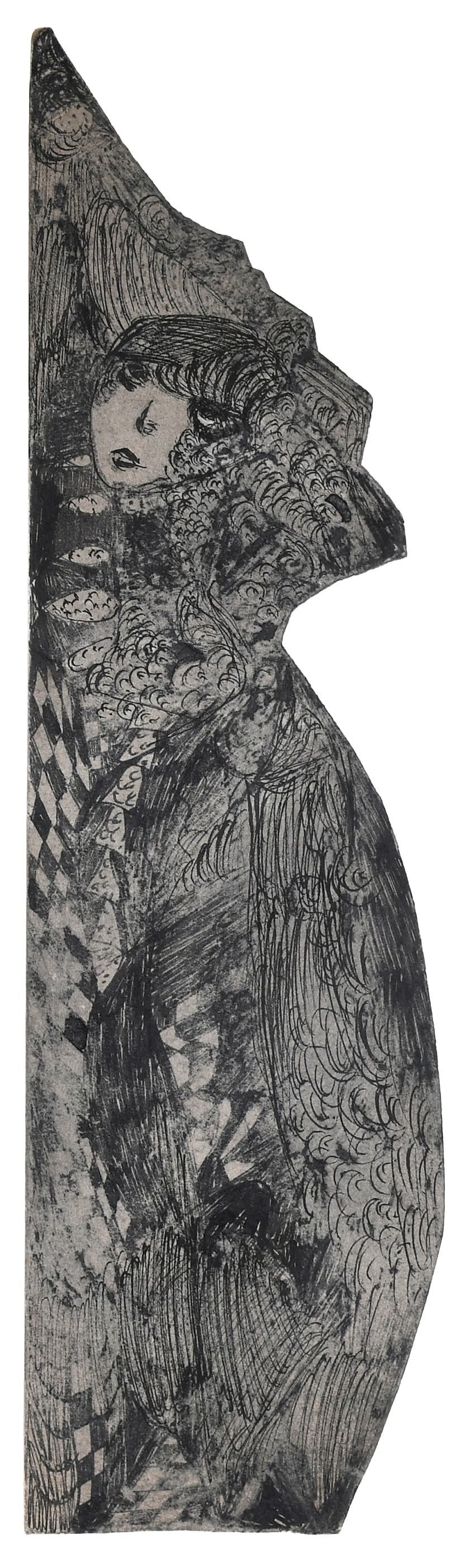 Madge Gill. Slender Female Figure. (1 of 8)