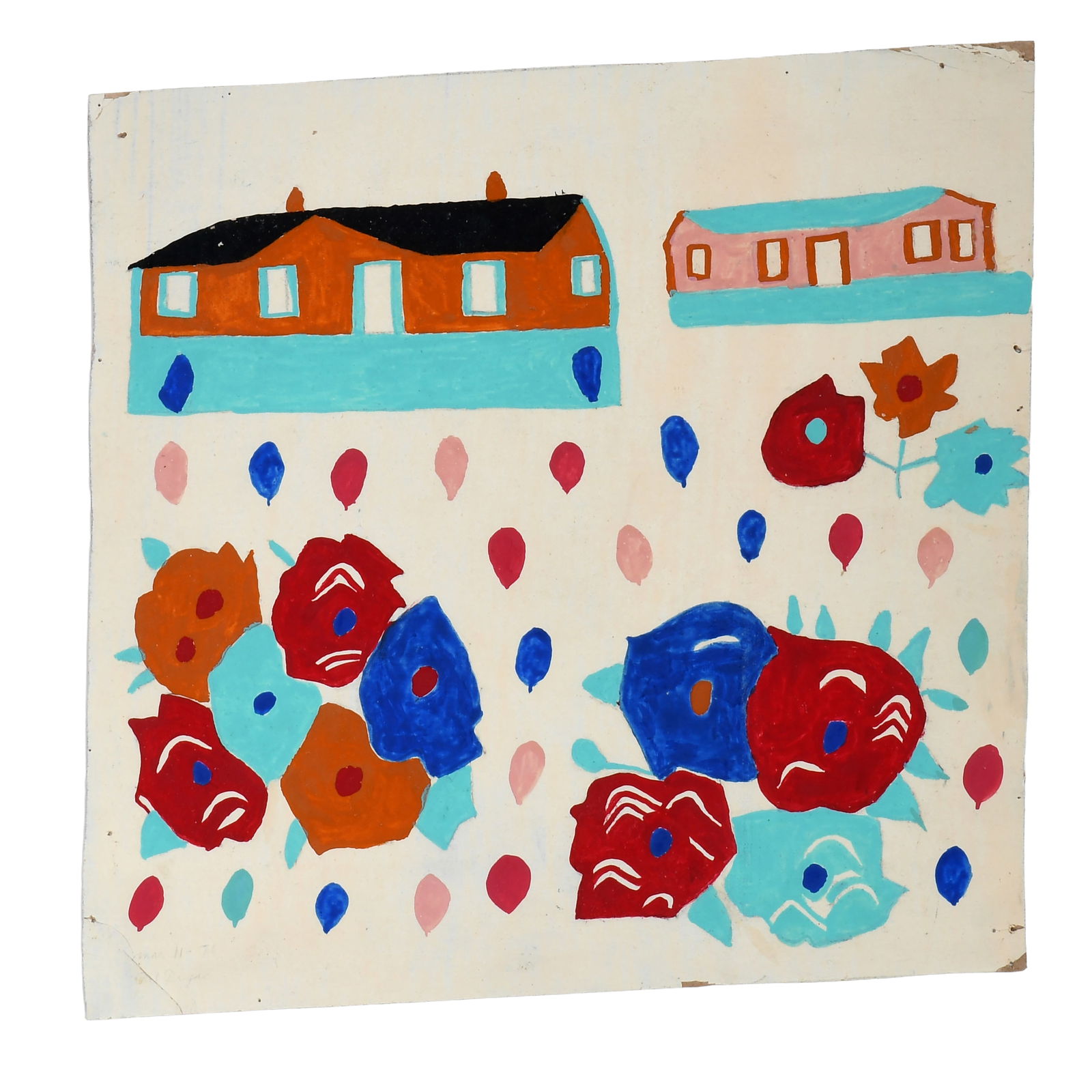 Uncle Pete Drgac. Houses and Flowers. (1 of 9)