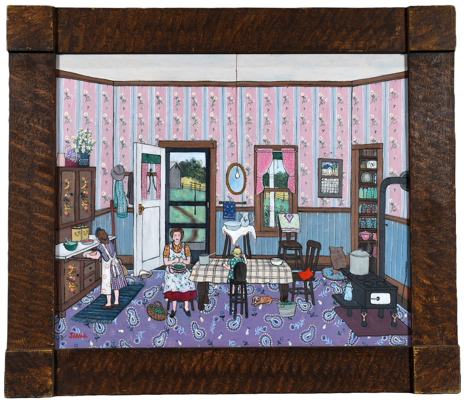 Janis Price. Preparing Supper. (1 of 9)