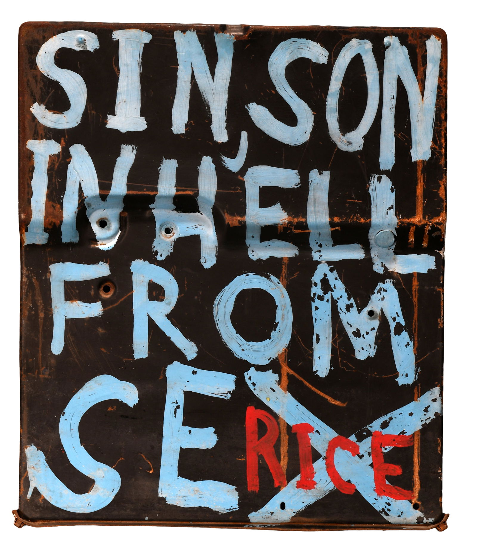 W.C. Rice. Sin, Son In Hell From Sex. (1 of 6)