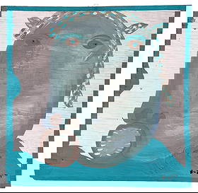 Mose Tolliver. Nall.: Mose Tolliver. Nall. Signed. Paint on board. Excellent condition. 24" x 25". Est. $500-800. Ship: $65