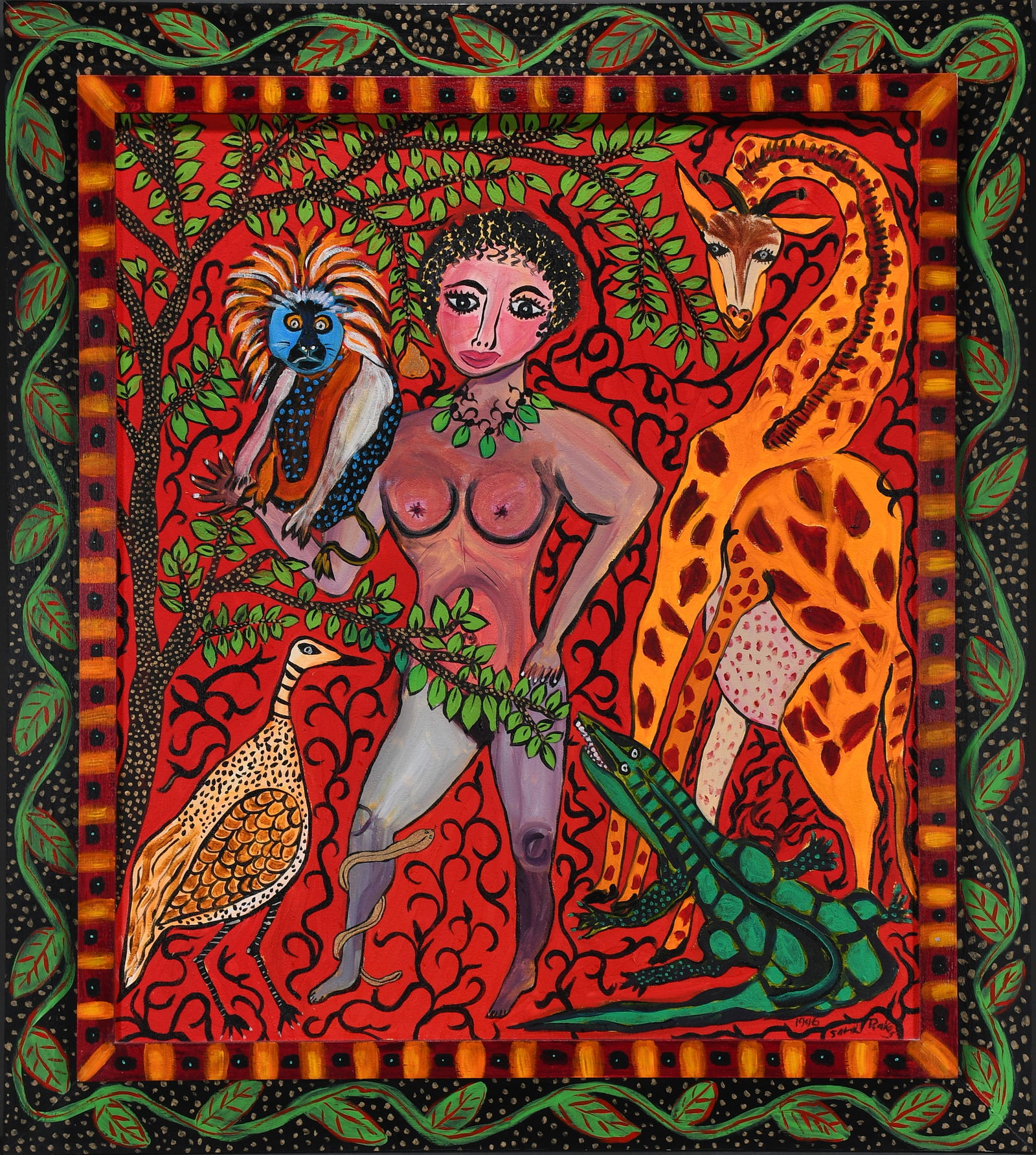 Sarah Rakes. Eve's First Day In The Garden. (1 of 8)