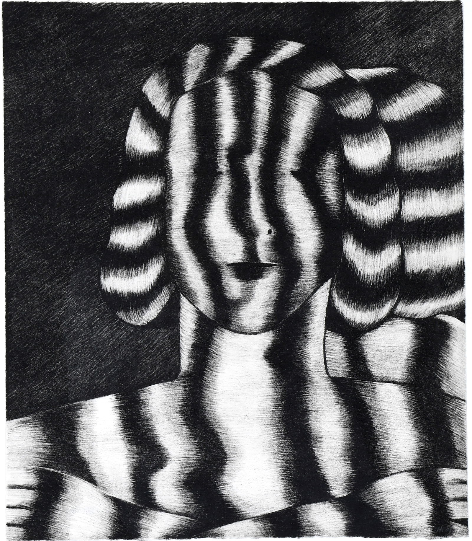Julia Schmidt Healy. Striped Woman. (1 of 6)