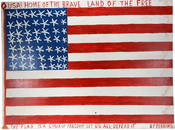 B.F. Perkins. Large American Flag.