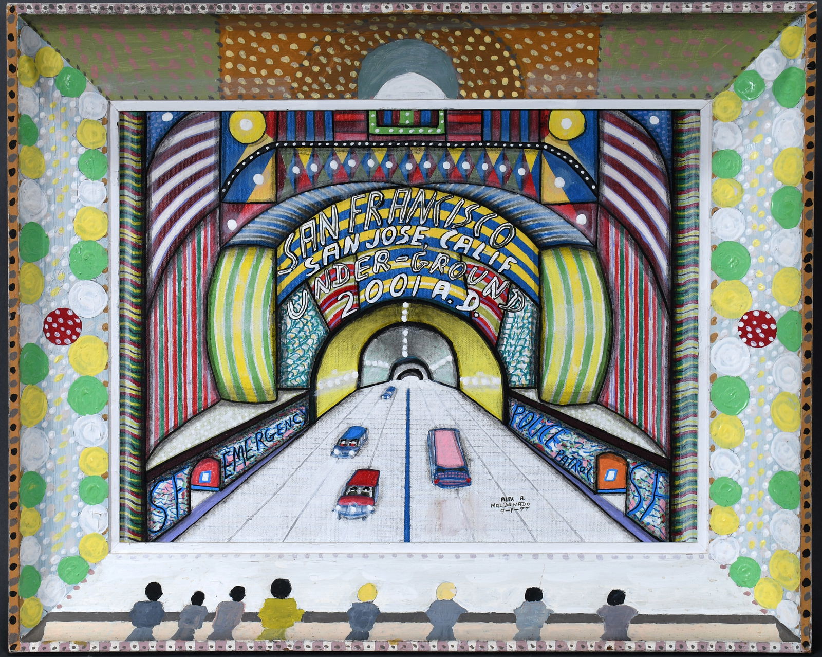 Alex Maldonado. San Francisco San Jose Underground 2001 A.D. (1 of 5)