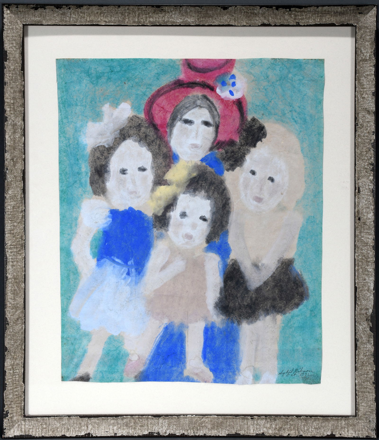 Sybil Gibson. Mother with Three Daughters. (1 of 3)