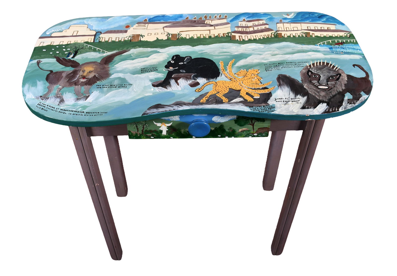 Jessie Cooper.Four Great Beasts Desk. (1 of 5)