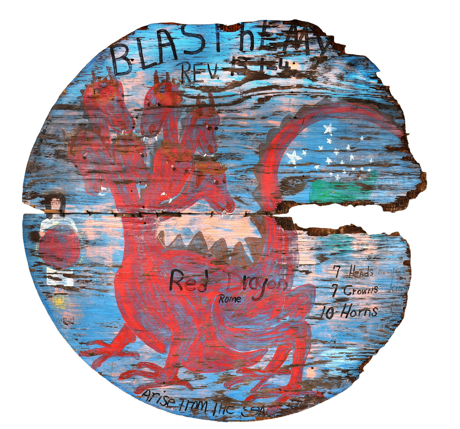 Floria Yancey. Seven-Headed Beast of Revelations. (1 of 7)