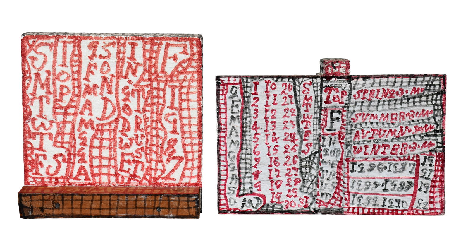 Z.B. Armstrong. Pair of Double-Sided Doomsday Clocks. (1 of 5)