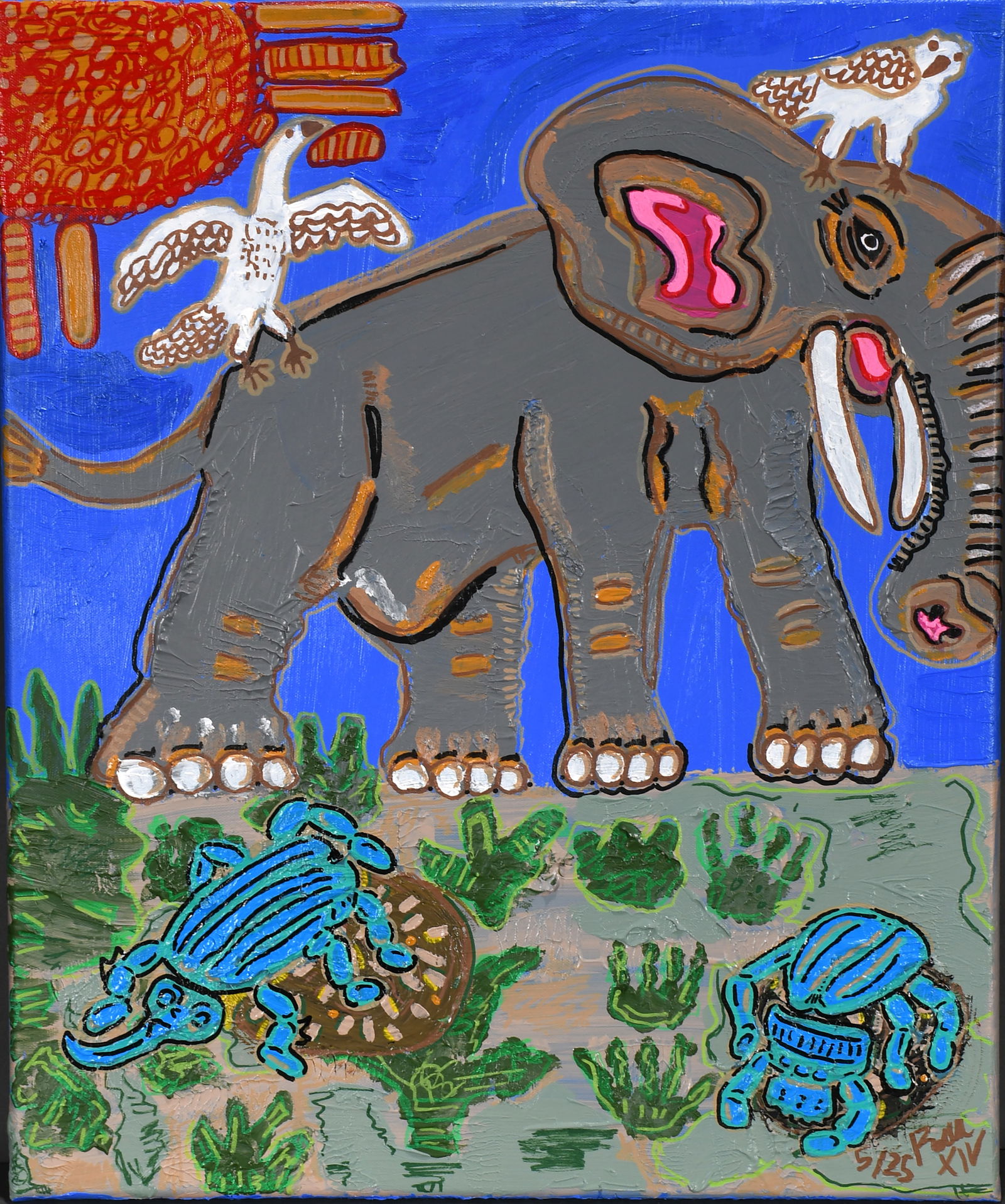 Ravell Robinson. Elephant, Birds, Bugs. (1 of 3)