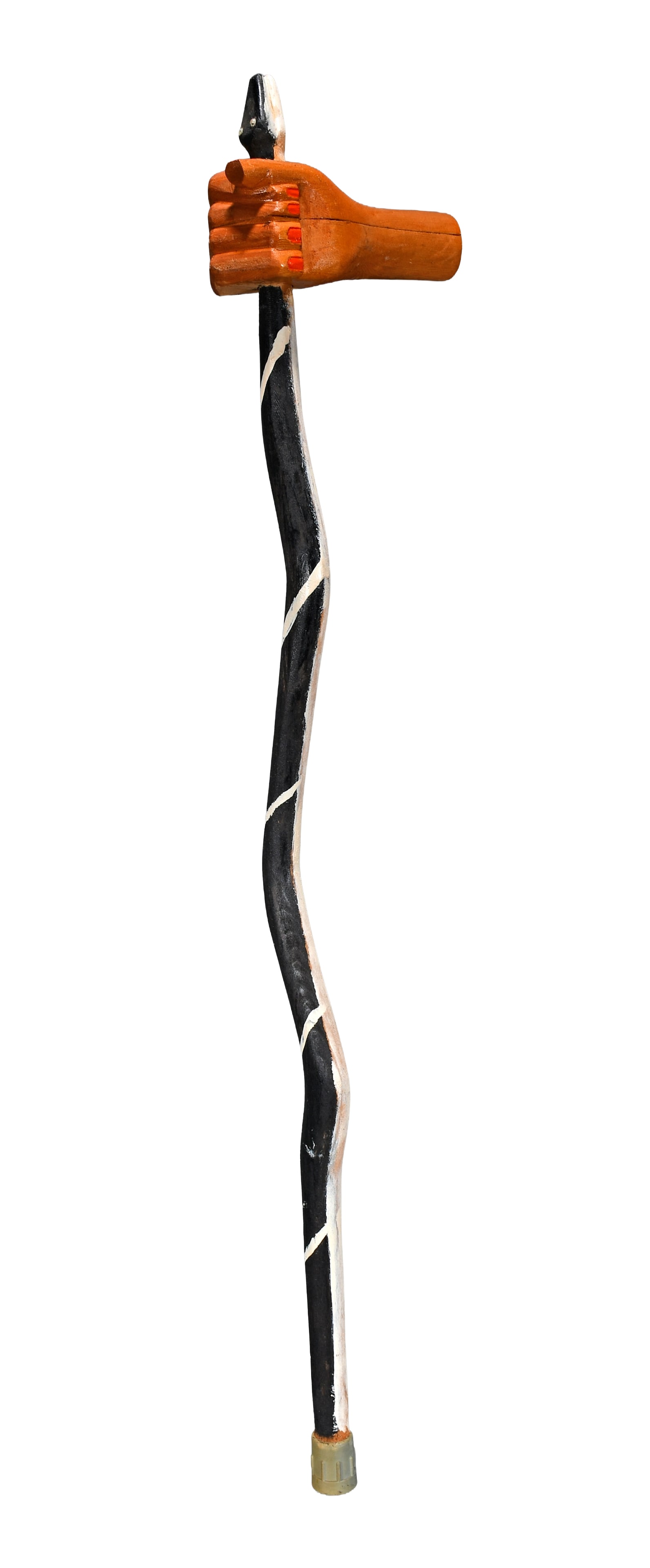 H.A. Brown. Large Fist and Snake Cane. (1 of 6)