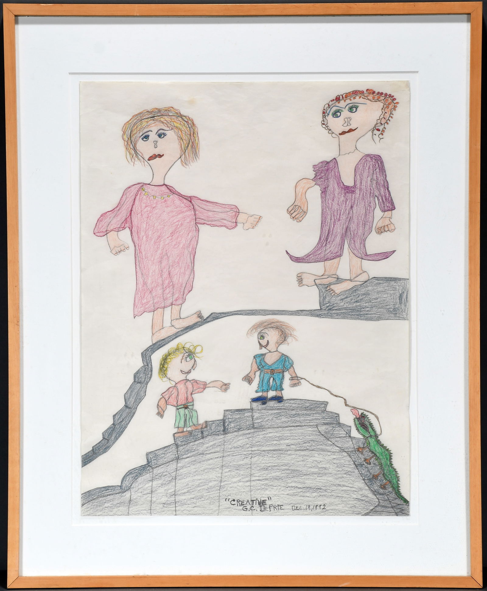 Creative G.C. DePrie. Walking My Gator. (1 of 3)