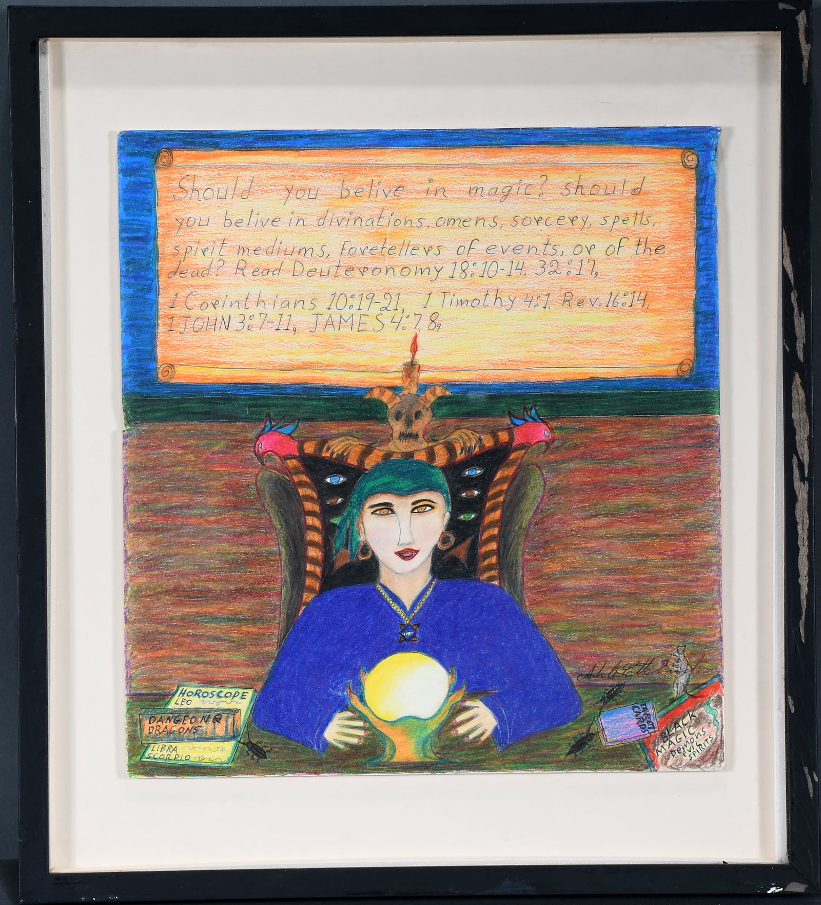 Adolf Latto Bush. Black Magic Evil Emon Spirit. (1 of 3)