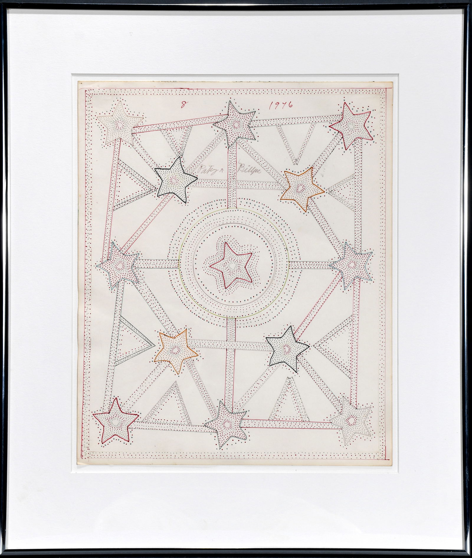 Patsy Billups. Pointillism Stars. (1 of 4)