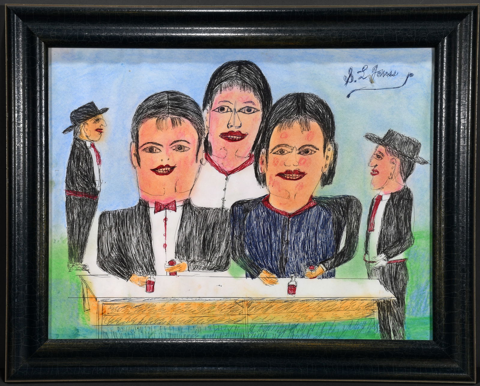 S.L. Jones. Drinks At the Bar. (1 of 3)