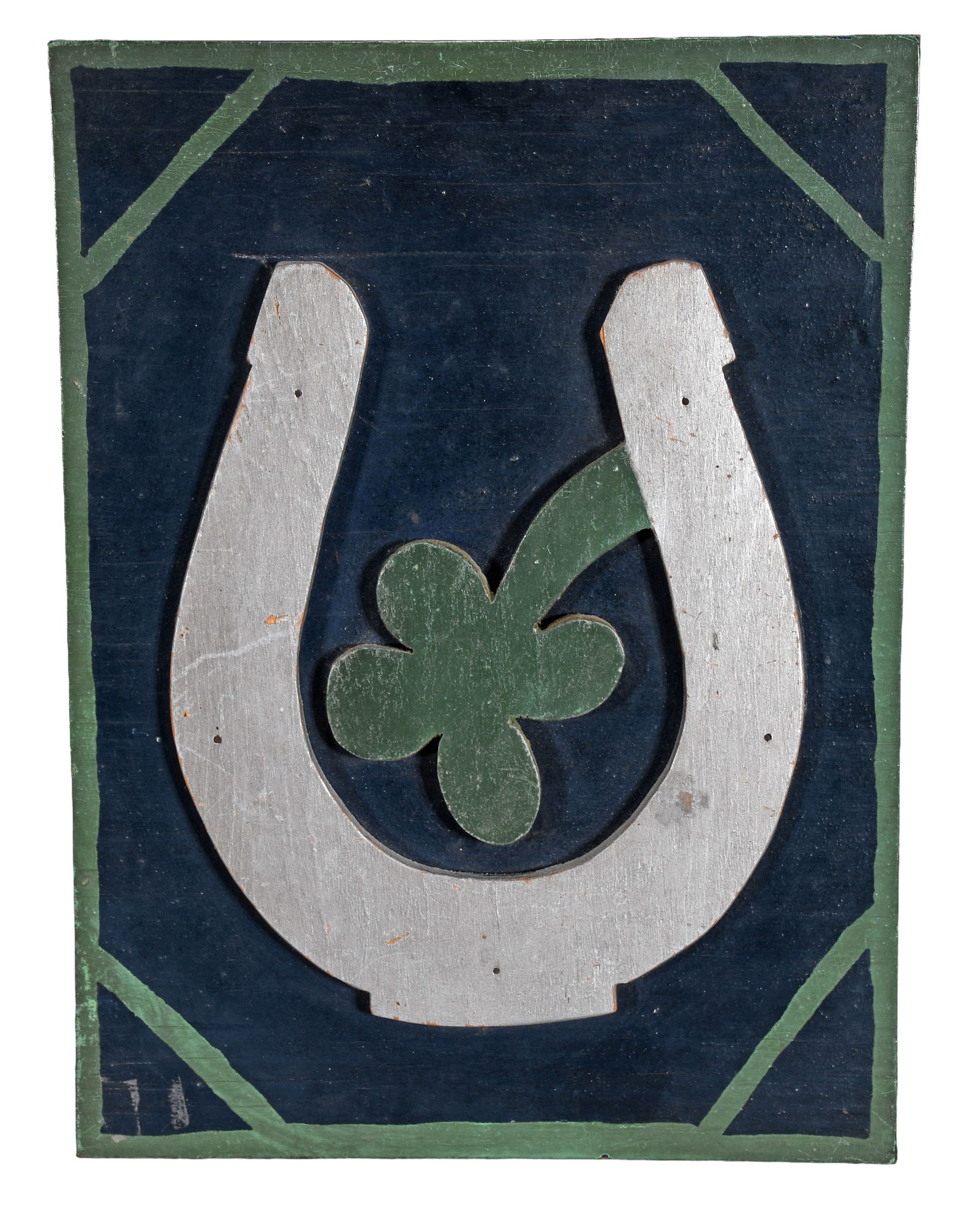 Charles Lee Eckert. Good Luck Horseshoe and Clover. (1 of 3)