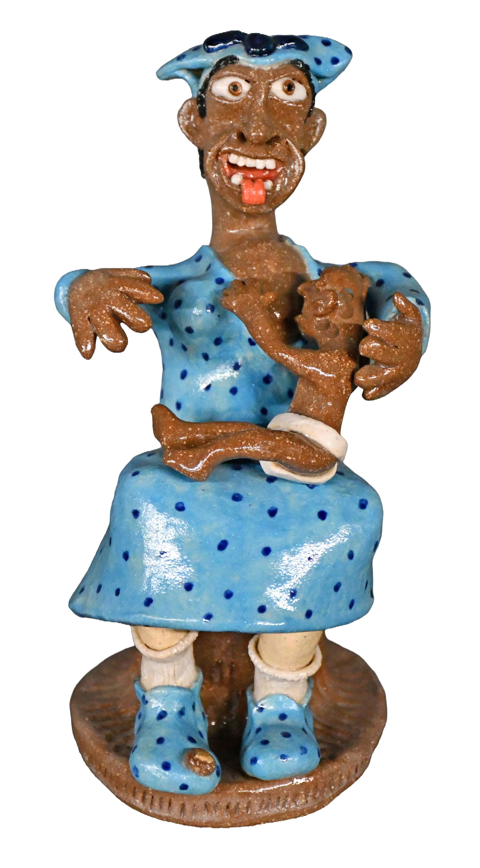 Stacy Lambert. Nursing Mom.: Stacy Lambert. Nursing Mom. 1997. Signed and dated. Mint condition. 7.5" h. Est. $100-200. Ship: $55 Please Read Before You Bid: By registering for and/or placing a bid in any Slotin Auction, you