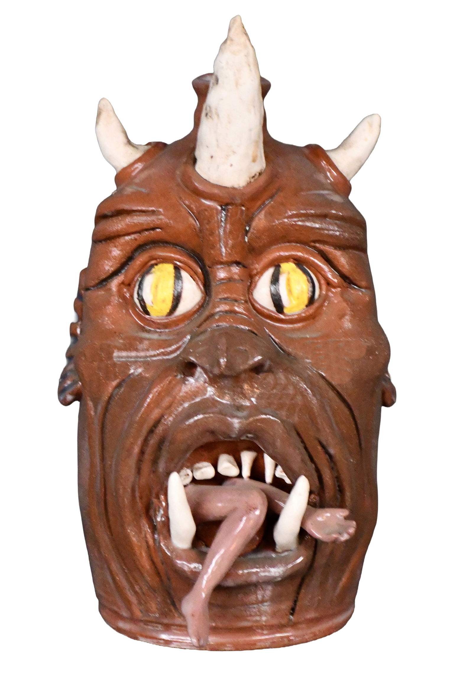 Yvette Lepley. Something in My Teeth.: Yvette Lepley. Something in My Teeth. #318. Signed, titled, and numbered. Mint condition. 11" h. Est. $100-200. Ship: $65 Please Read Before You Bid: By registering for and/or placing a bid in any