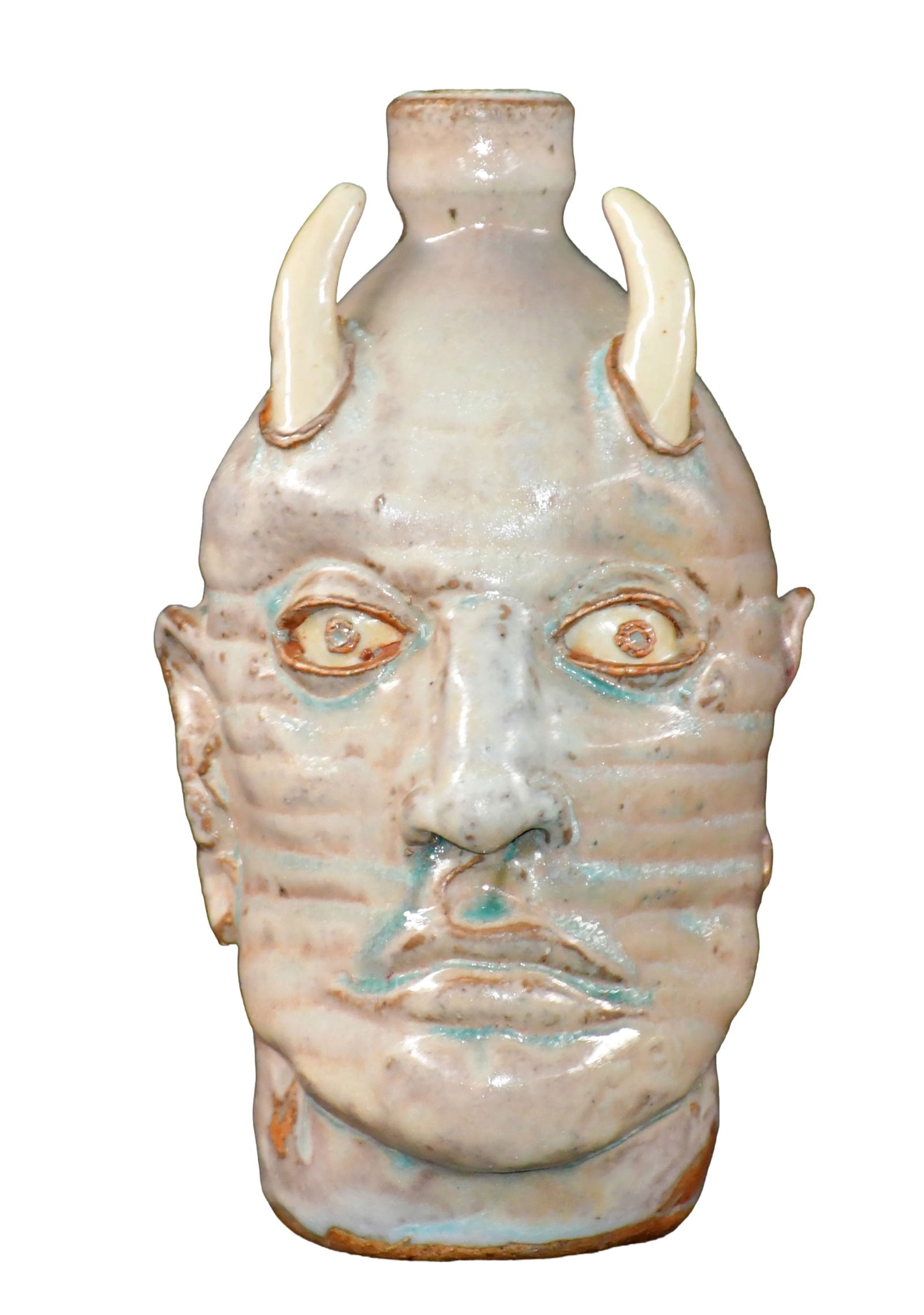 Peter Lenzo. Pint Sized Devil Jug.: Peter Lenzo. Pint Sized Devil Jug. 2004. Signed and dated. Mint condition. 8" h. Est. $200-300. Ship: $45 Please Read Before You Bid: By registering for and/or placing a bid in any Slotin Auction,