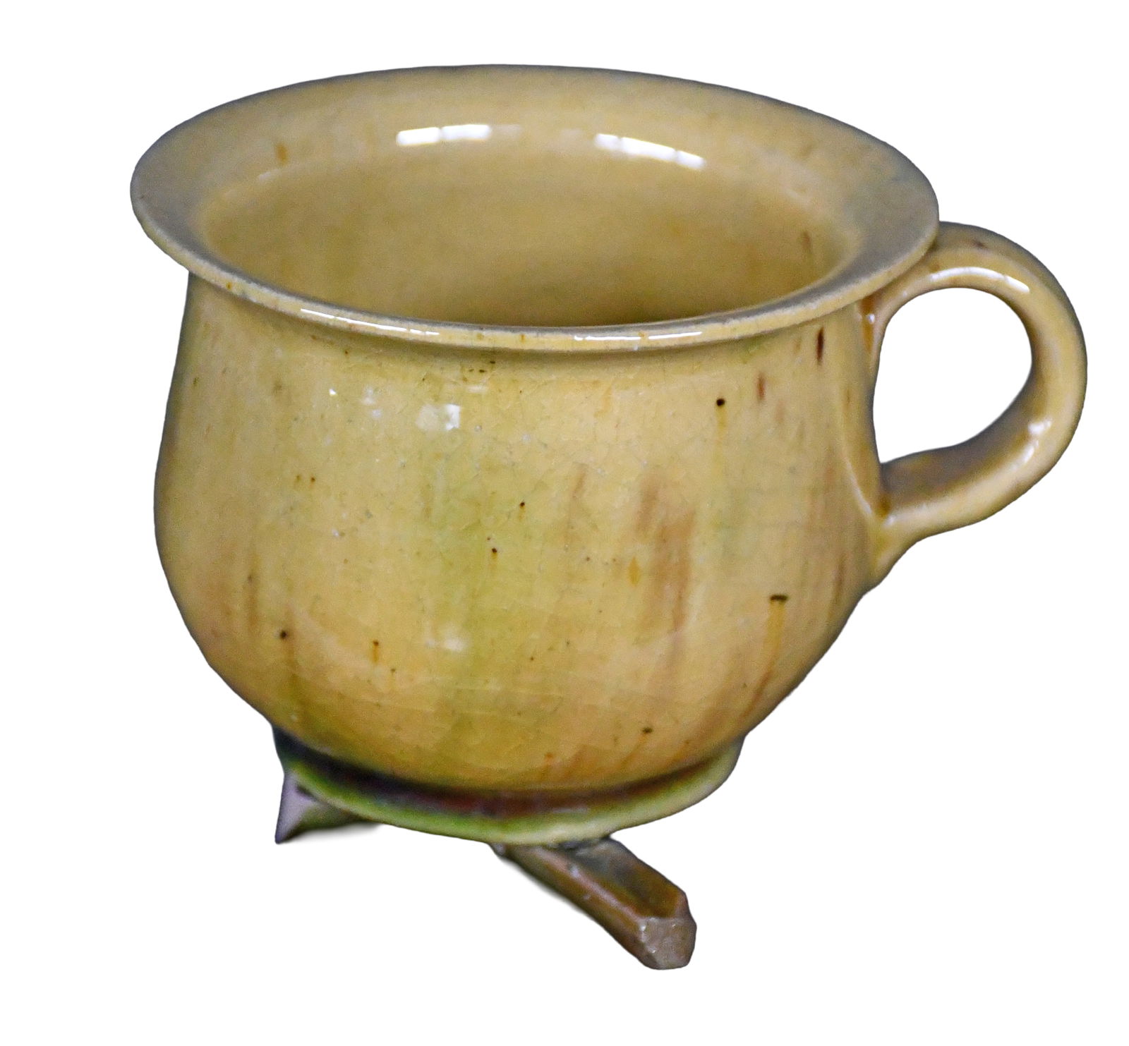 George Ohr. Mini Chamber Pot with Poo. (1 of 6)