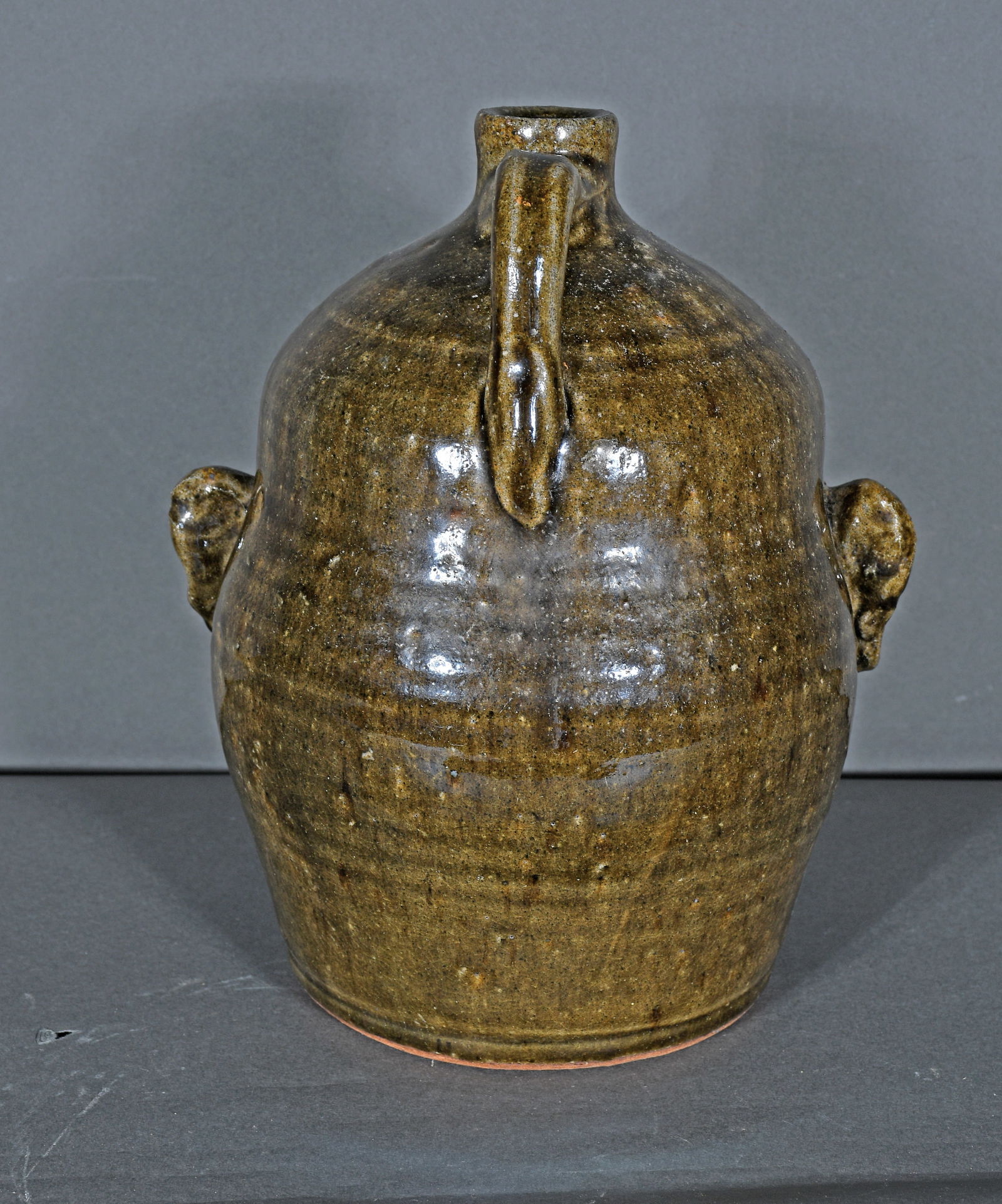 Lanier Meaders. Face Jug with Turned Up Smile. - 5