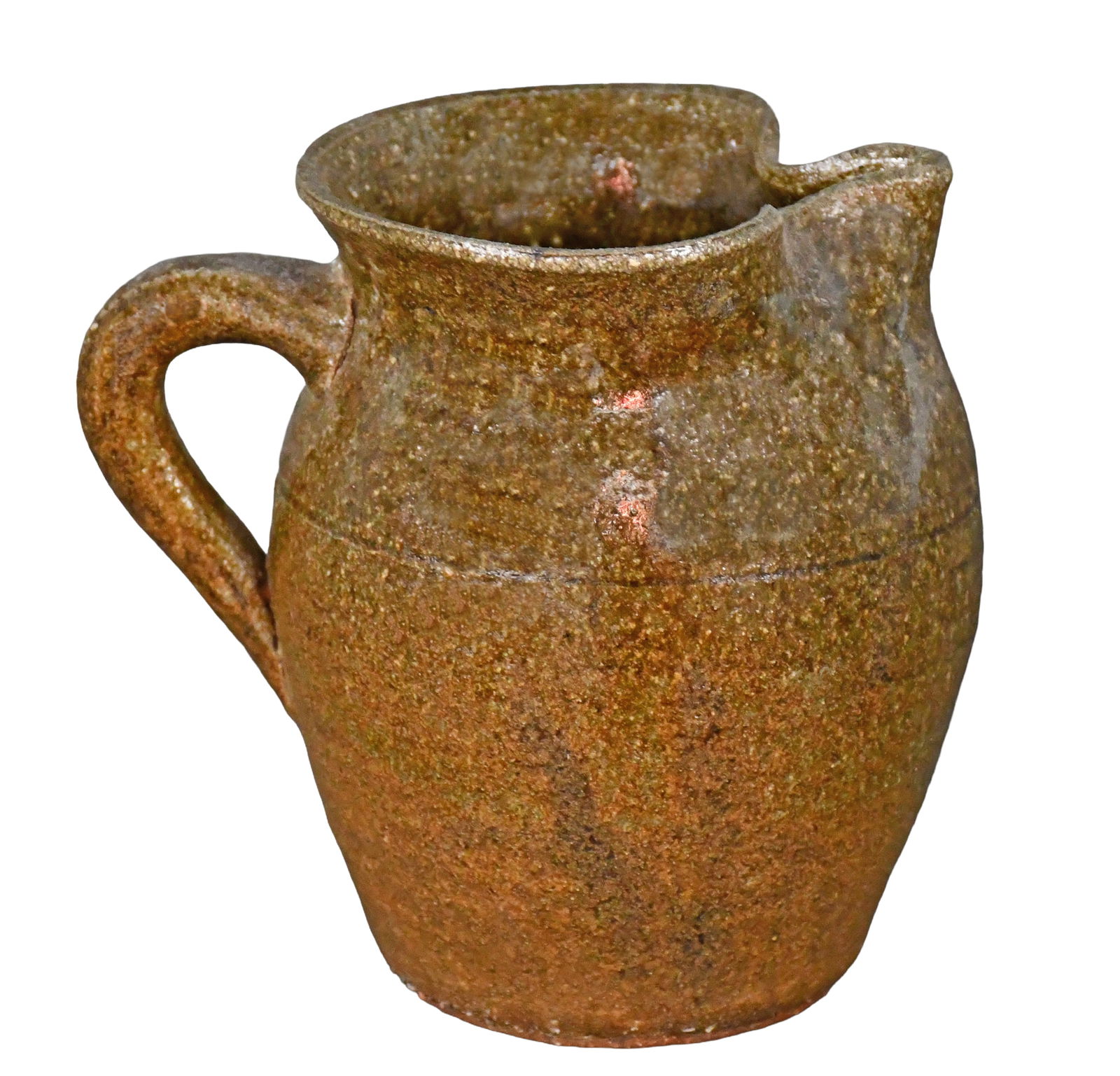 Lanier Meaders. Pitcher.: Lanier Meaders. Pitcher. Signed. Mint condition. 6.5" h. Est. $100-200. Ship: $45 Please Read Before You Bid: By registering for and/or placing a bid in any Slotin Auction, you acknowledge that