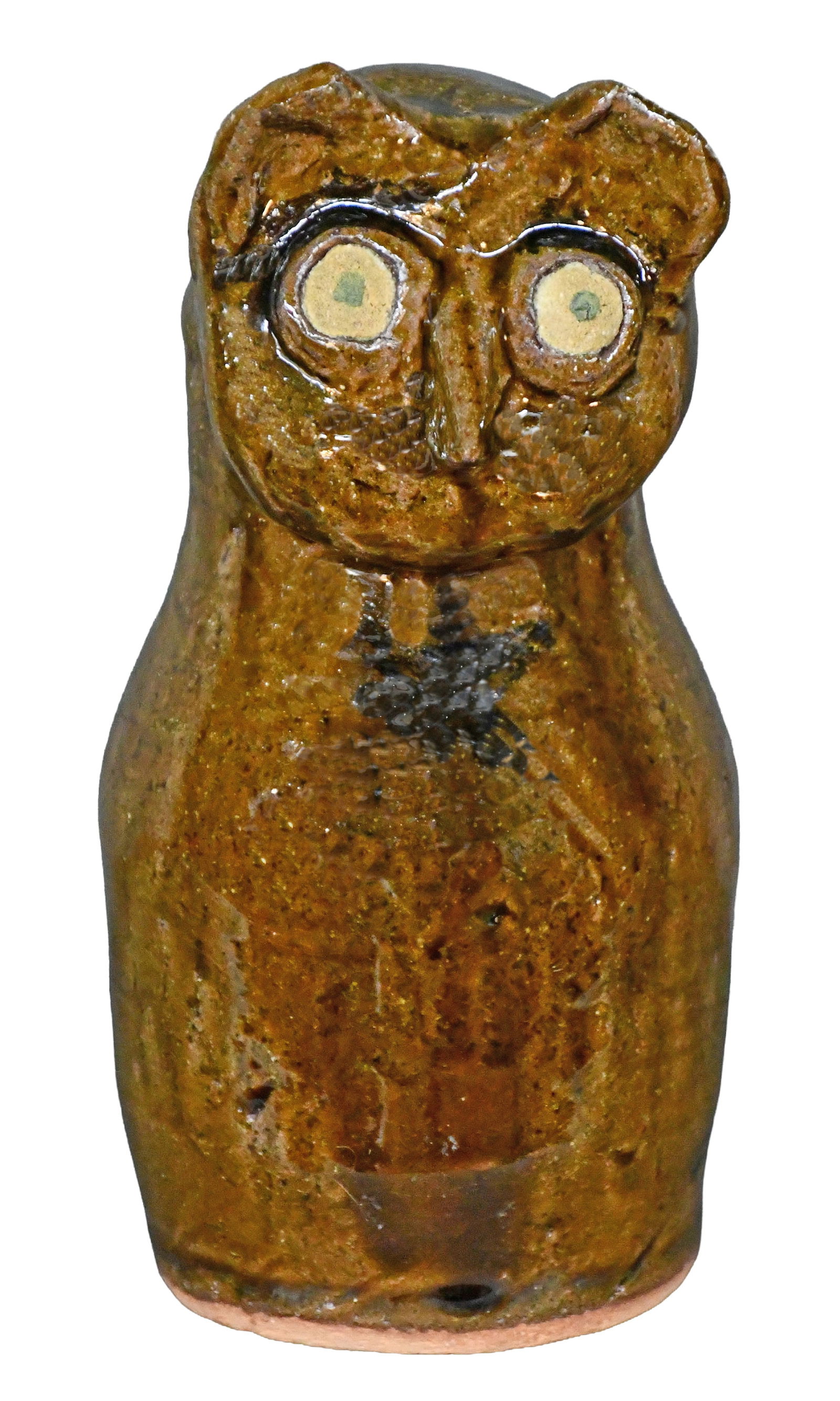 Reggie Meaders. He Don't Give a Hoot.: Reggie Meaders. He Don't Give a Hoot. Signed and titled. Mint condition. 10" h. Est. $200-300. Ship: $45 Please Read Before You Bid: By registering for and/or placing a bid in any Slotin Auction,