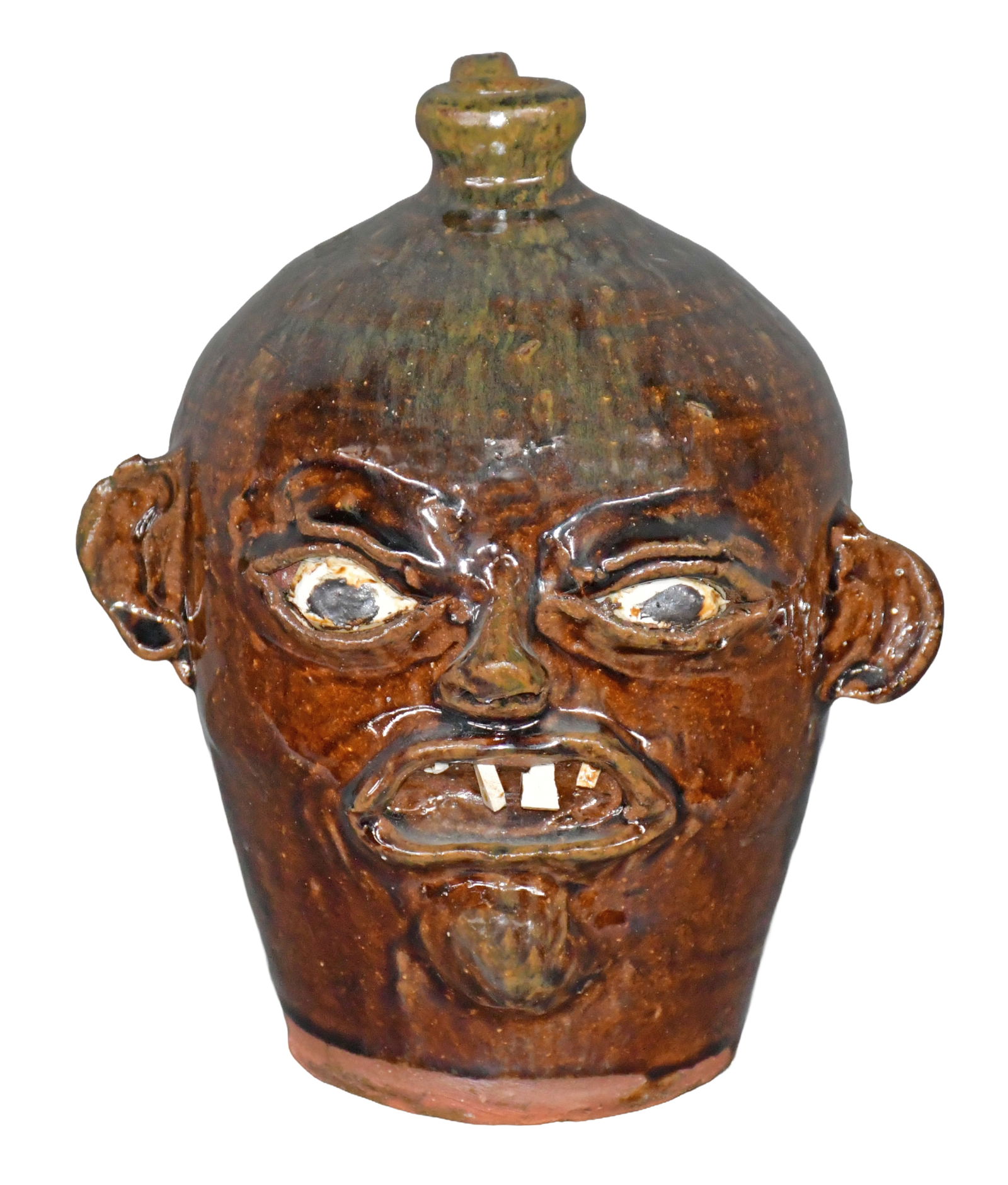 Matthew Hewell. Early Style Face Jug.: Matthew Hewell. Early Style Face Jug. 1989. Signed and dated. Loss to one tooth, otherwise excellent condition. 9" h. Est. $100-200. Ship: $45 Please Read Before You Bid: By registering for and/or pla